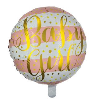 Ballon baby shower fille "baby girl"