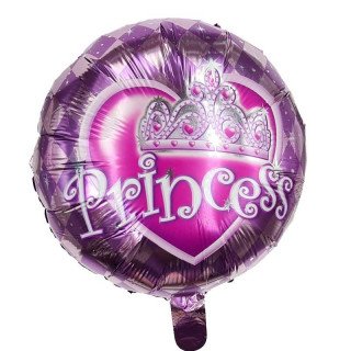 Ballon rond princesse