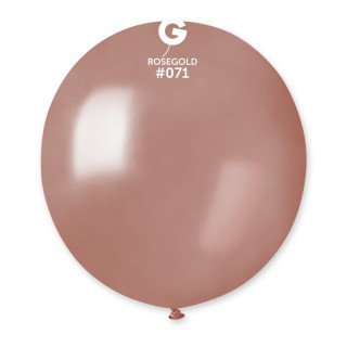 ballon rond rose gold 48cm