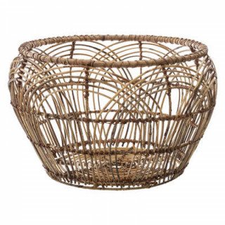 Panier rotin rond motif ,...