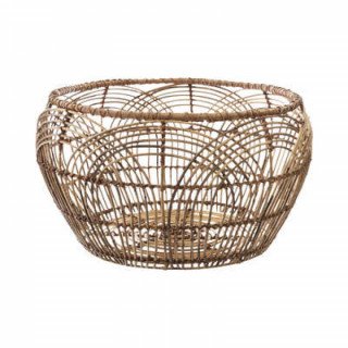 panier rotin ajouré moyen