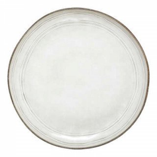assiette beige en grès