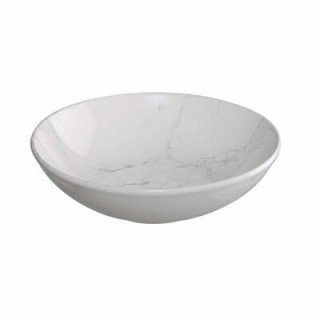 Assiette creuse geom marbre...