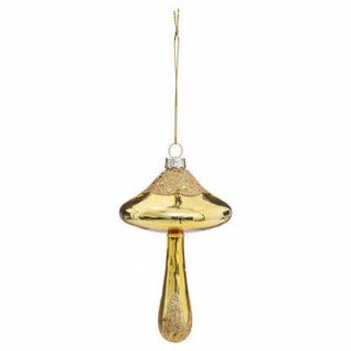 Décoration de noël champignon en verre, 11cm