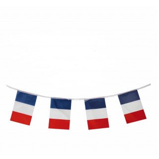 Guirlande drapeau FRANCE, 3m