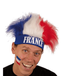 Bandeau perruque supporter France