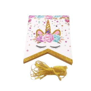 Guirlande anniversaire licorne