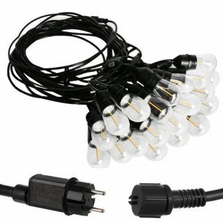 Guirlande de jardin guinguette LED, 10m