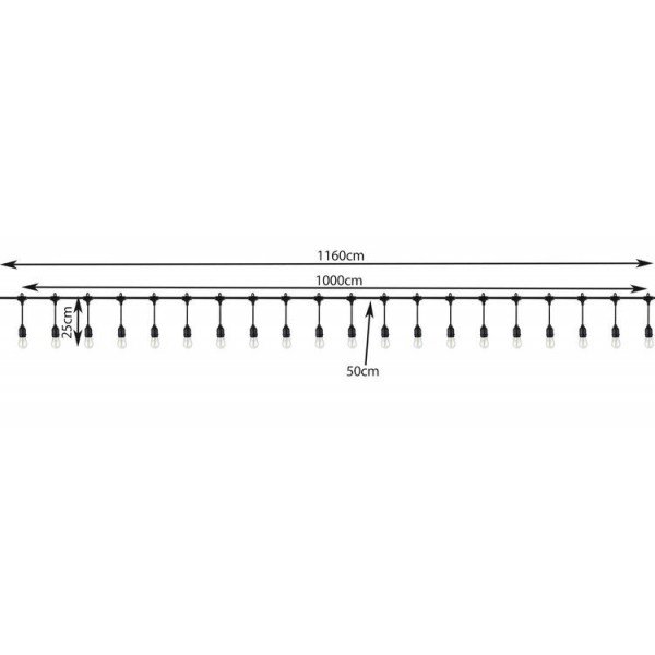 Guirlande de jardin guinguette 20...