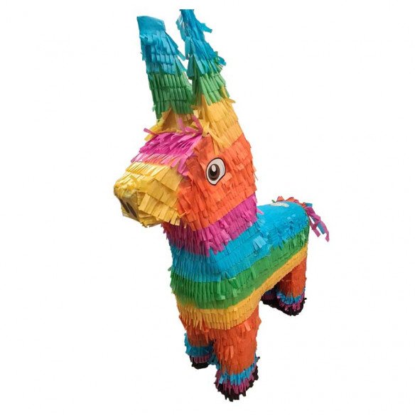 Pinata lama traditionnel + bâton