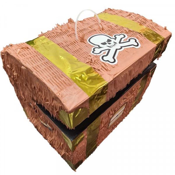 Pinata coffre trésor+ bâton