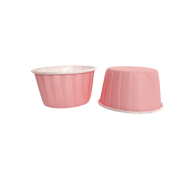 Boite de 15 caissettes cupcake rose