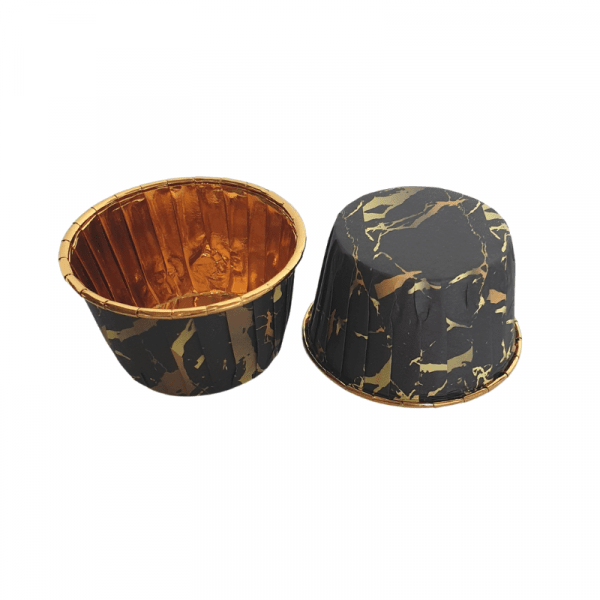 Boite de 20 caissettes cupcake noire...