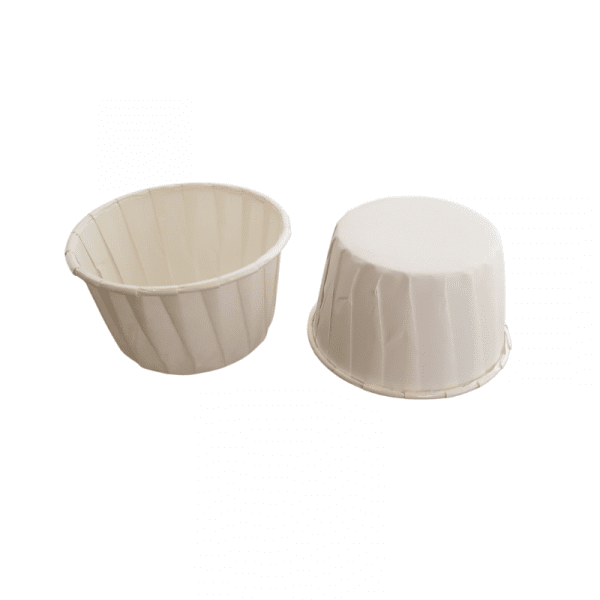 Boite de 15 caissettes cupcake blanches