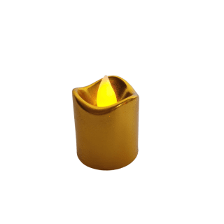Bougie doré LED jaune