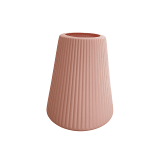 Vase rose pastel