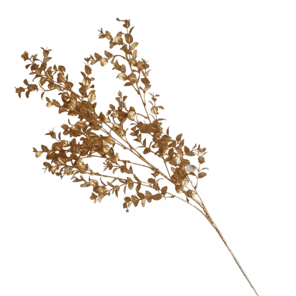 Branche de feuilles de grenade doré