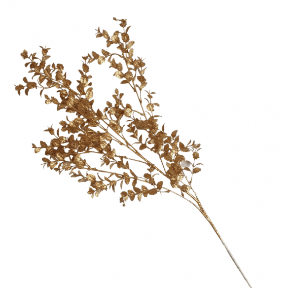 Branche de feuilles de grenade doré Branche de feuilles de grenade doré