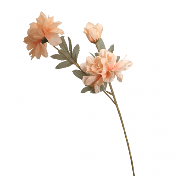 Branche de dahlia artificielle pêche