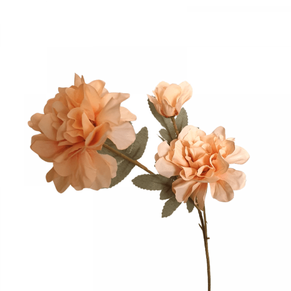 Branche de dahlia artificielle pêche