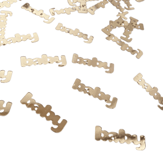 Confettis baby en bois