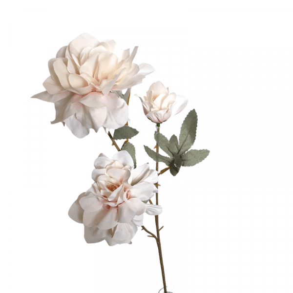 Branche de dahlia artificielle rose clair