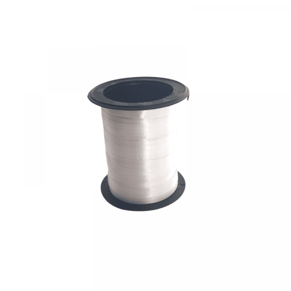 Rouleau ficelle bolduc blanc 6mmx10mètres