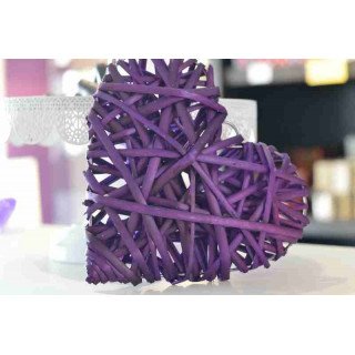 coeur osier violet