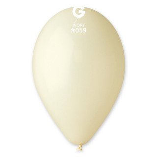 Ballons ivoire 30cm (sachet de 10)