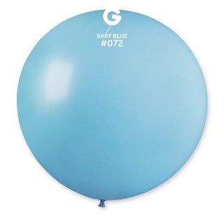 Ballon bleu tendre géant 80cm