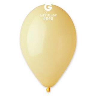 Ballons jaune bébé 30cm...