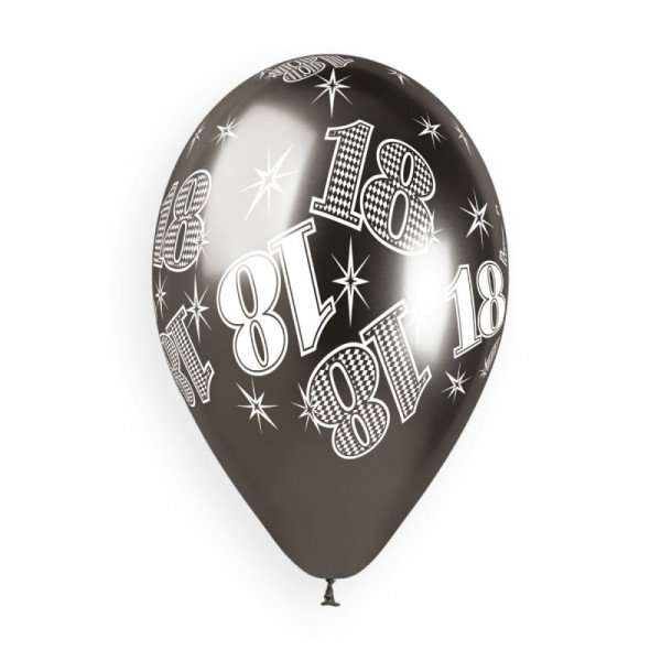 Ballon anniversaire 18 ans brillant...