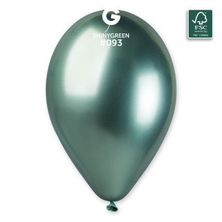 Ballons vert brillant 33cm (sachet de 5)
