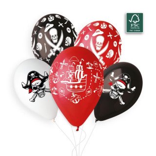 Ballons pirate 33 cm (sachet de 5)