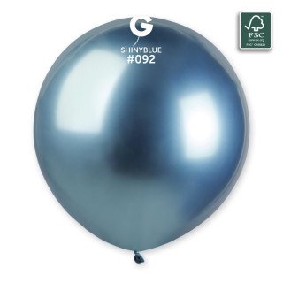 Ballons  bleu brillant 48cm (sachet de 3)