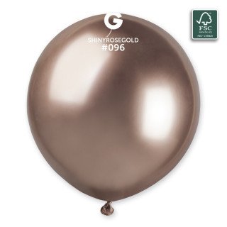Ballons  rose gold brillant 48cm (sachet de 3)