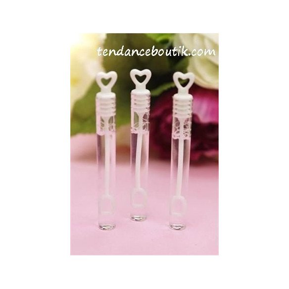 Bulles de savon mariage coeur (boite de 24)