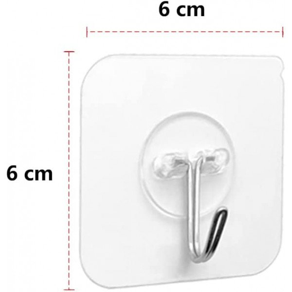 Sachet de 6 crochets adhésifs...