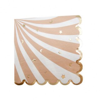 16 Serviettes Baby Nude...