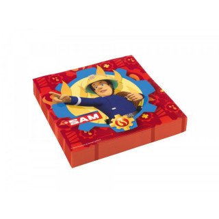 20 serviettes Sam le pompier