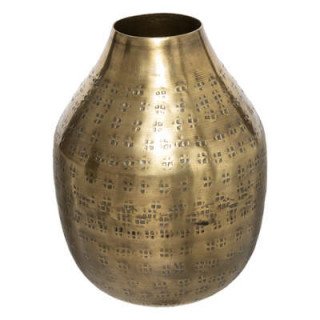 Vase métal doré forme...
