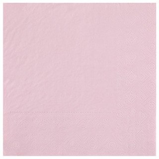 25 Serviettes papier Rose...