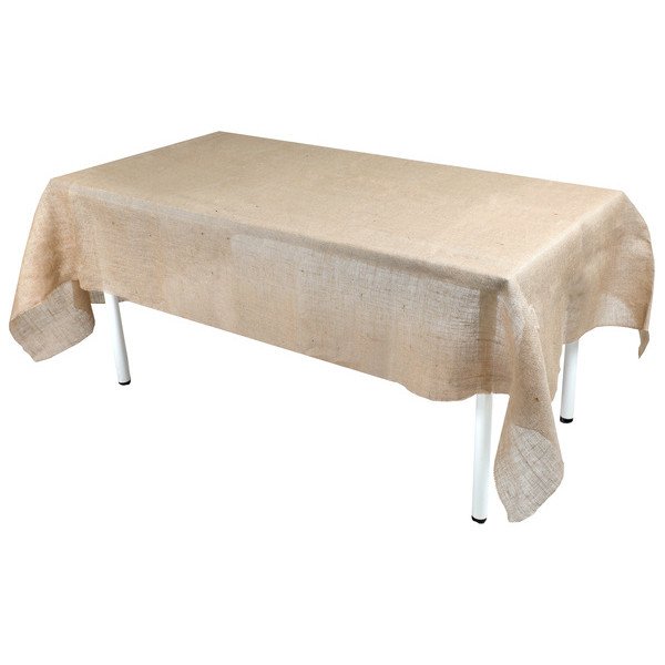 Nappe en jute Naturel, 120 x 220 cm