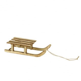 Luge décorative en bois vielli