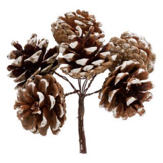 6 tiges décoration de noël...