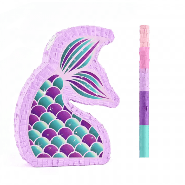 Pinata queue de sirène+ bâton