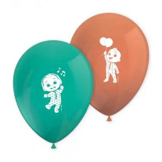 8 ballons latex Cocomelon