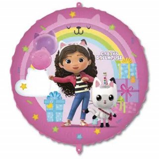 Ballon mylar rond Gabby...