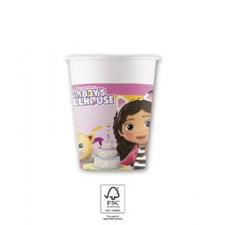 8 gobelets en carton Gabby...