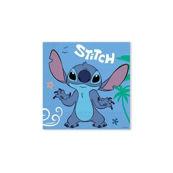 20 serviettes papier Lilo et Stitch,...